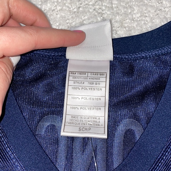 NWT 🏈 NFL Team Apparel Women’s Denver Jersey Tee Shirt Size Small 💙🧡 - Picture 10 of 14